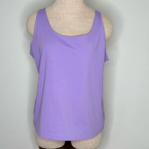 Chico's Lilac Camisole Tank Top with Adjustable Straps Size 3